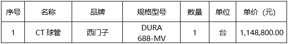 广西国力招标有限公司关于CT球管采购（GXGL2023M-J082-Z）的成交结果公告